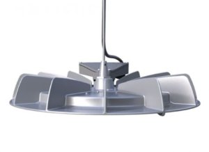 Vista de Luminaria Industrial