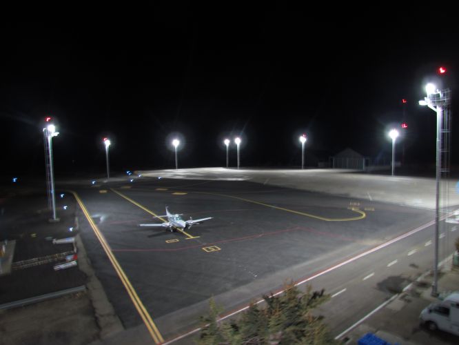 Nuevo Aeropuerto Chapelco Con Iluminacion Led
